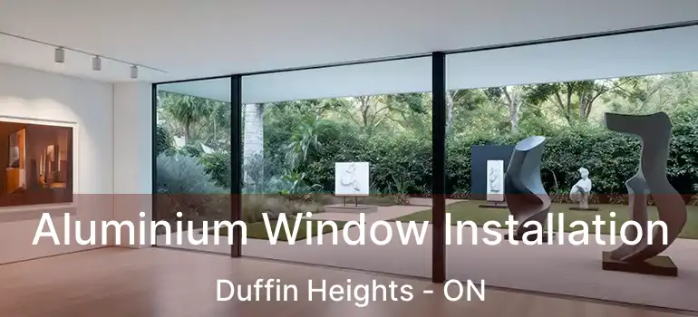  Aluminium Window Installation Duffin Heights - ON
