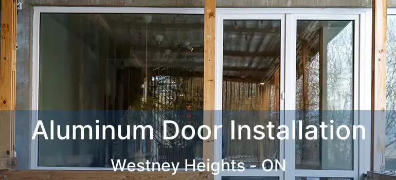  Aluminum Door Installation Westney Heights - ON
