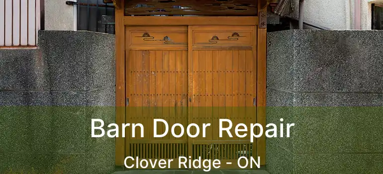  Barn Door Repair Clover Ridge - ON