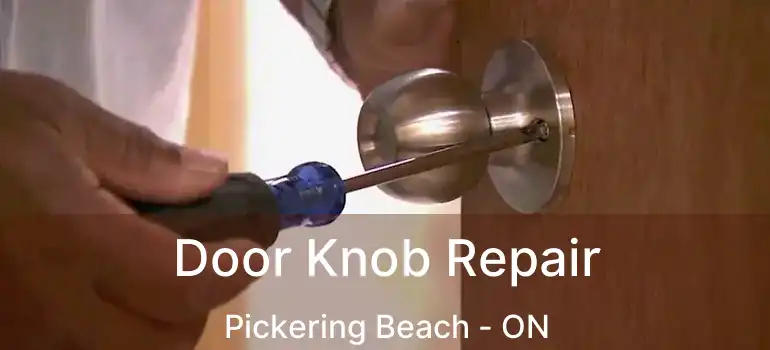  Door Knob Repair Pickering Beach - ON