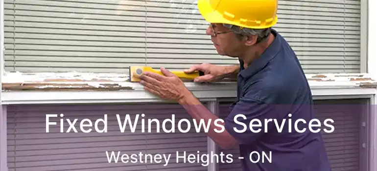  Fixed Windows Services Westney Heights - ON