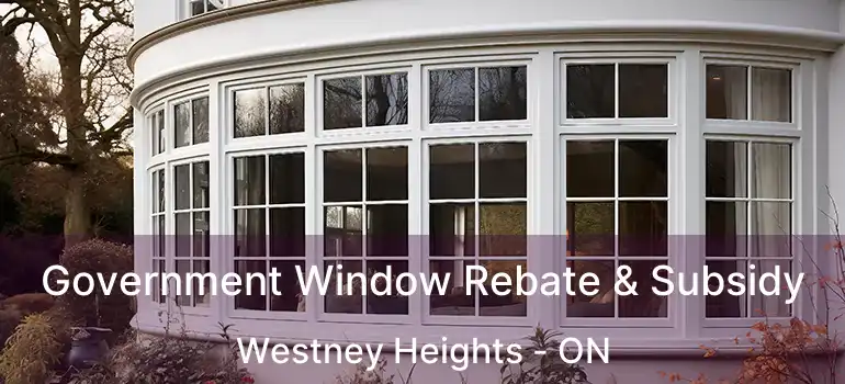  Government Window Rebate & Subsidy Westney Heights - ON
