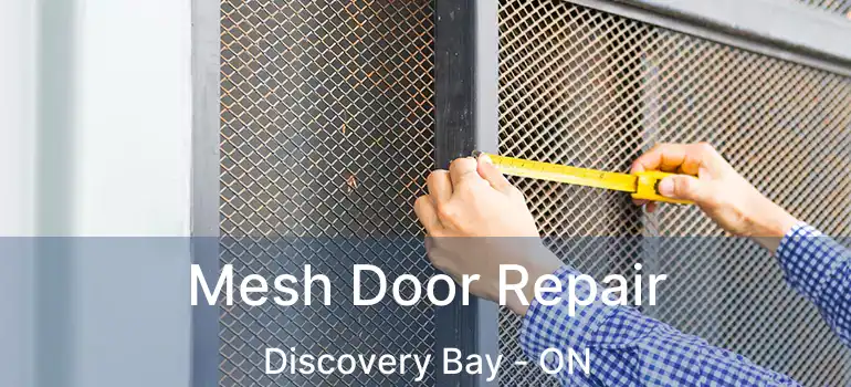  Mesh Door Repair Discovery Bay - ON