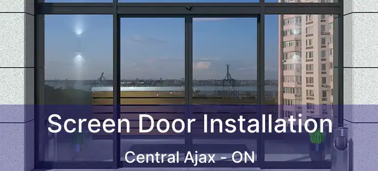  Screen Door Installation Central Ajax - ON