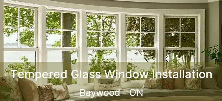  Tempered Glass Window Installation Baywood - ON