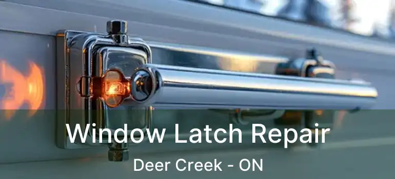  Window Latch Repair Deer Creek - ON